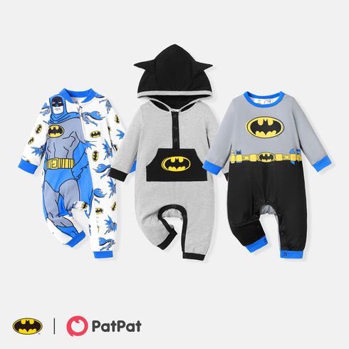 Batman Baby Boy Long-sleeve Graphic Jumpsuit