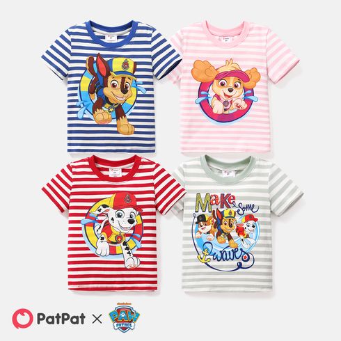 PAW Patrol Toddler Boy/Girl Stripe Short-sleeve Cotton Tee