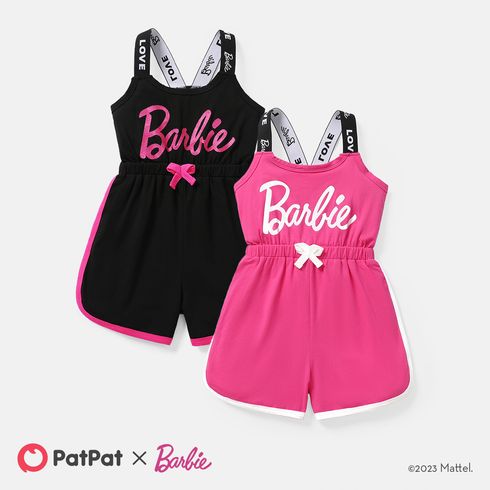 Barbie Kid Girl Bowknot Design Cotton Slip Rompers