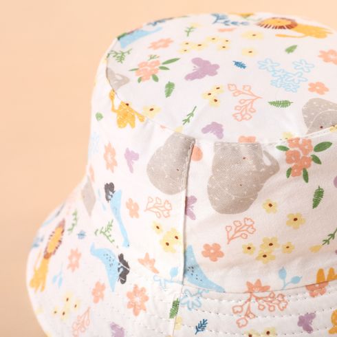 Toddler / Kid Cartoon Animal Print Bucket Hat White big image 3