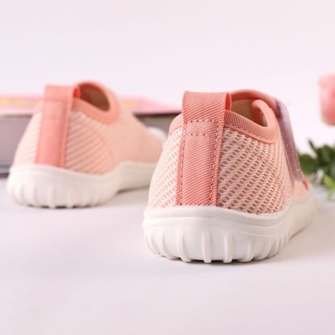Toddler Lightweight Breathable Pink Casual Shoes Light Pink big image 4
