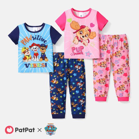 PAW Patrol Toddler Girl/Boy Short-sleeve Tee and Pants Pajamas Set