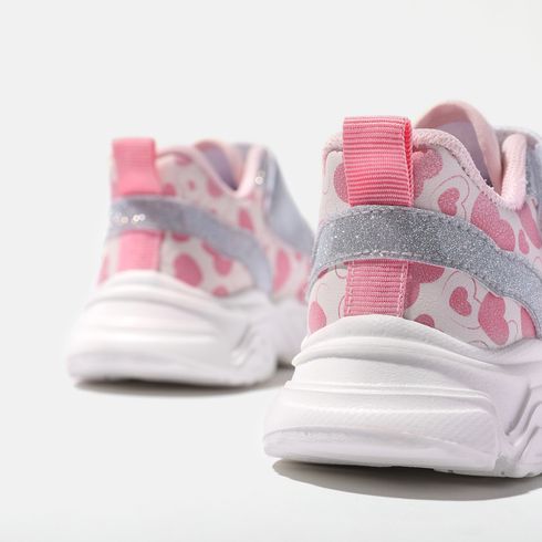 Bambini Bambino piccolo Ragazza Festa della mamma Sportivo A forma di cuore Scarpe da ginnastica Beige big image 5