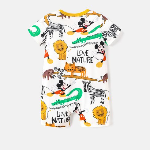 Disney Baby Boy/Girl Short-sleeve Graphic Print Naia™ Romper Multi-color big image 5