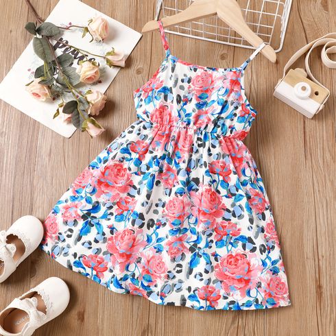 Toddler Girl Allover Floral Print Slip Dress