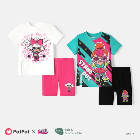 L.O.L. SURPRISE! Toddler/Kid Girl/Boy Character Print Tee and Cotton Shorts Set