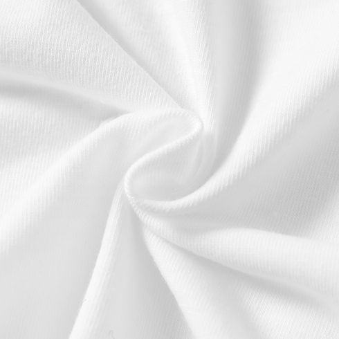 2pcs Kid Boy Plant Print Short-sleeve Tee and Shorts Set White big image 5