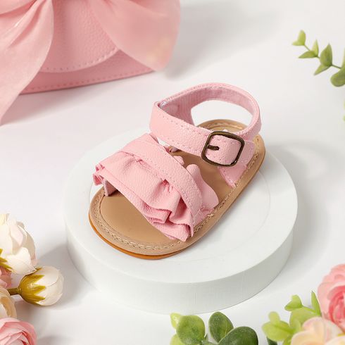 Baby/Toddler Ruffle Toddler Sandals Pink big image 1