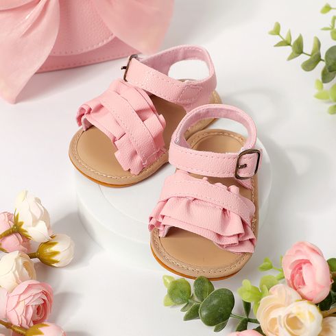 Baby/Toddler Ruffle Toddler Sandals Pink big image 3