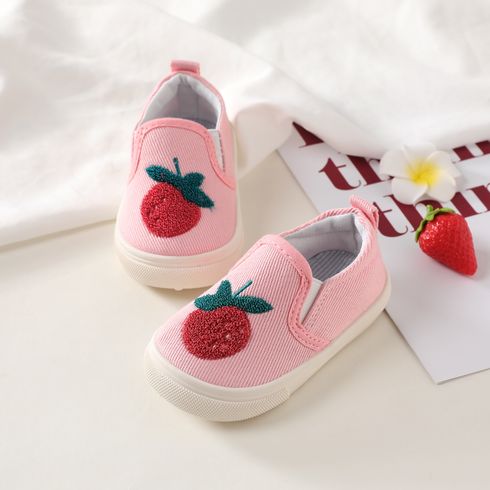 Toddler/Kid Strawberry Pattern Texture Casual Shoes (Easy to Wear)