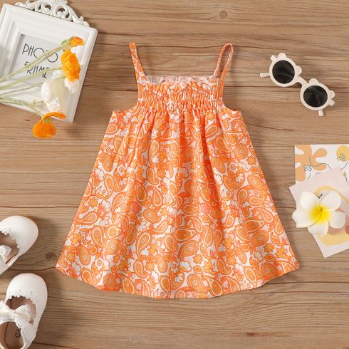 Baby Girl Allover Floral Print Cami Dress