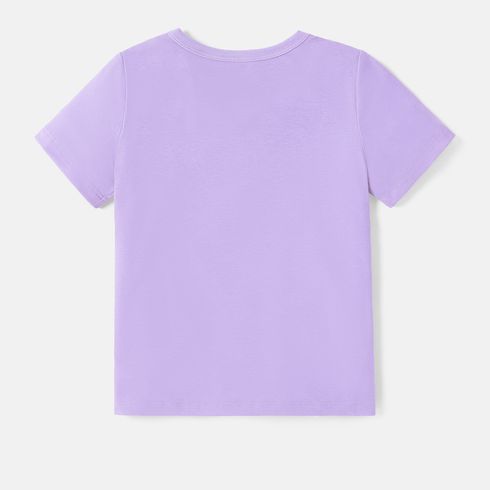 Disney Toddler/Kid Girl/Boy Character Print Naia™ Short-sleeve Tee Light Purple big image 3