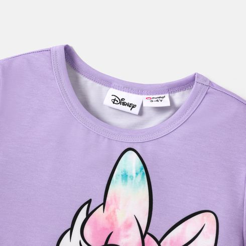 Disney Toddler/Kid Girl/Boy Character Print Naia™ Short-sleeve Tee Light Purple big image 5