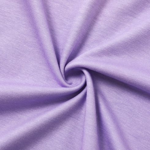 Disney Toddler/Kid Girl/Boy Character Print Naia™ Short-sleeve Tee Light Purple big image 6