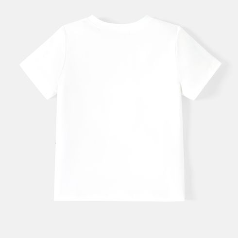 Disney Toddler/Kid Girl/Boy Character & Letter Print Naia™ Short-sleeve Tee White big image 6