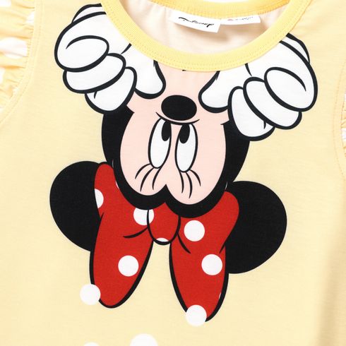 Disney Toddler Girl Character Print Naia™ Flutter-sleeve Tee Yellow big image 3