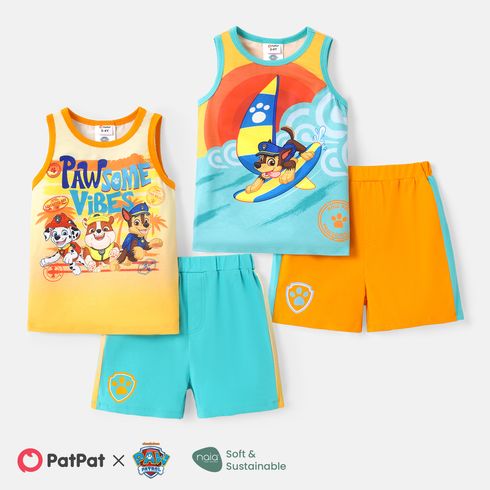 PAW Patrol Toddler Boy 2pcs Naia™ Character Print Tank Top and Colorblock Shorts Set