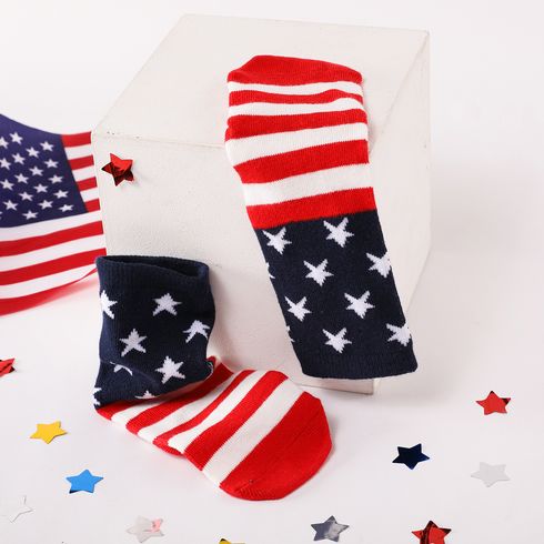 Independence Day Toddler/Kid's Mid-calf Socks Red big image 4