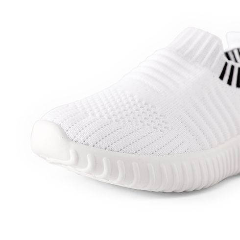 Toddler / Kid Knit Panel Slip-on Sports Shoes White big image 20