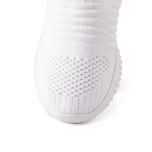 Toddler / Kid Knit Panel Slip-on Sports Shoes White big image 9