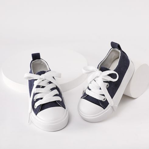 Toddler/Kid Korean Style Casual Shoes Navy big image 1