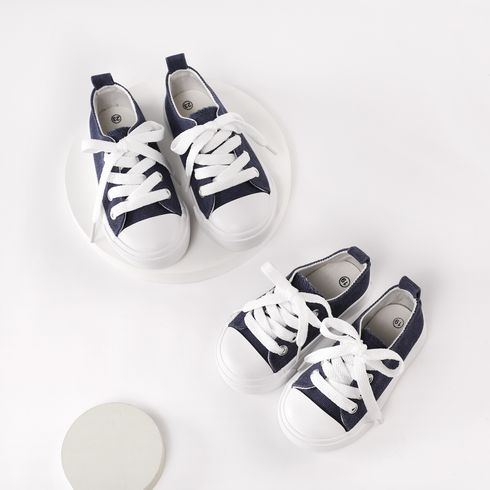 Toddler/Kid Korean Style Casual Shoes Navy big image 3