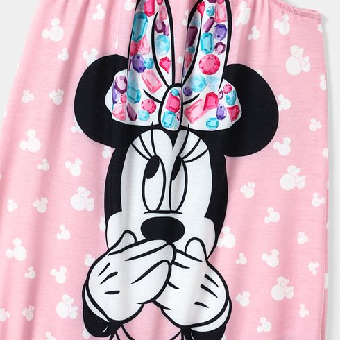 Disney Mommy and Me Pink Flutter-sleeve Allover Print Naia™ Dresses Pink big image 2