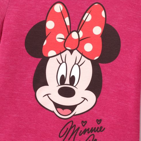 Disney Family Matching Character Print Solid Short-sleeve Tops Color block big image 13