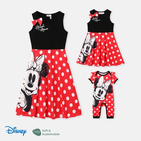 Disney Character & Polka Dots Print Naia™ Dresses for Mom and Me Red big image 1