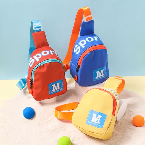 Toddler/Kid Letter Graphic Chest Bag