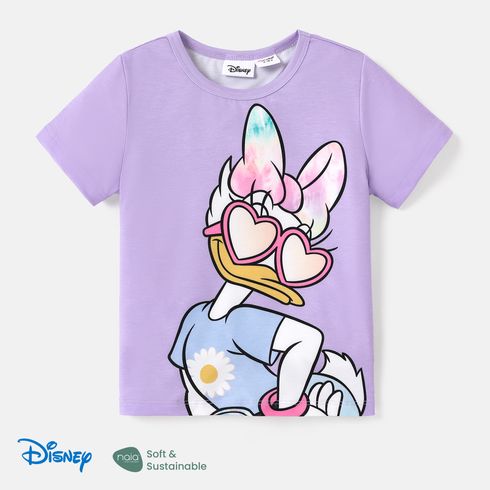 Disney Toddler/Kid Girl/Boy Character Print Naia™ Short-sleeve Tee Light Purple big image 1