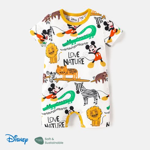 Disney Baby Boy/Girl Short-sleeve Graphic Print Naia™ Romper Multi-color big image 1