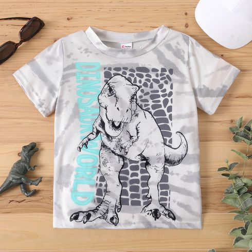 Kid Boy Dinosaur Print Short-sleeve Tee 