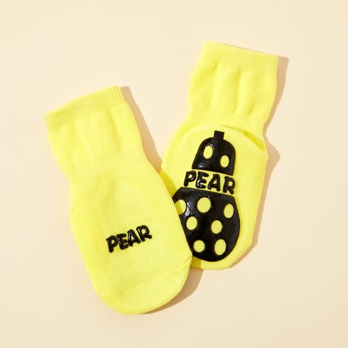 Baby / Toddler Letter Fruit Socks Yellow big image 1