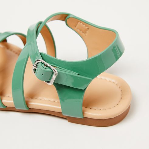Toddler / Kid Solid Fashion Sandals Light Green big image 4