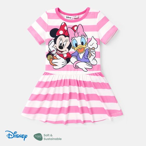 Disney Toddler Girl Naia™ Character & Stripe Print Short-sleeve Dress