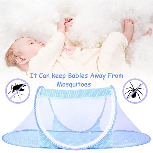 Installation-free Baby Crib with Bottom Folding Mosquito Net Twill Children's Mosquito Net Boat-shaped Baby Yurt Mosquito Net