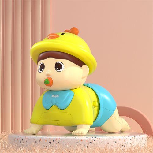 Baby Crawl Toy Doll Cute Boy Girl Music Walking Child Puzzle Electric Toddlers Learn To Climb Early Education Toys