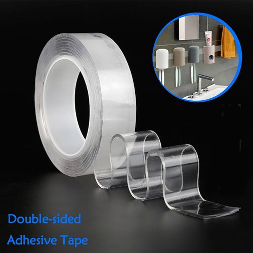 Nano Transparent Double-sided Tape Waterproof Resistant Strong High Ciscosity And No Mark