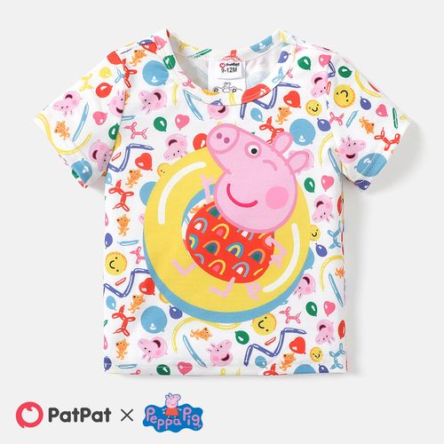 Peppa Pig Baby Boy/Girl Short-sleeve Graphic Print Tee or Romper