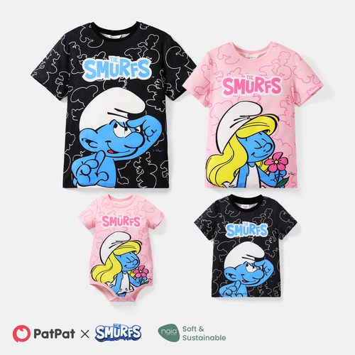 The Smurfs Family Matching Graphic Print Short-sleeve Naia™ Tee