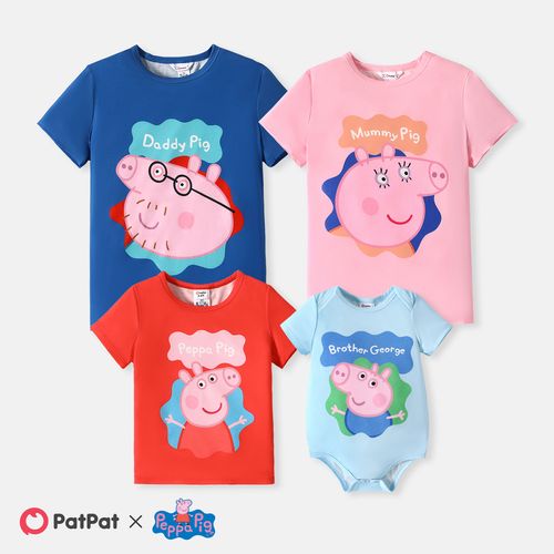 Peppa Pig Family Matching Short-sleeve Graphic Print Naia™ Tee