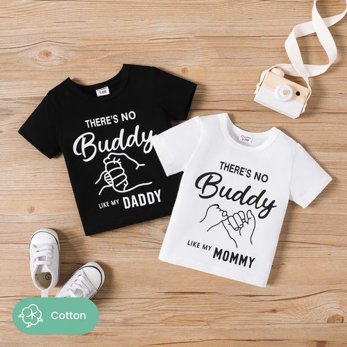 Vatertag Baby Jungen Lässig Kurzärmelig T-Shirts