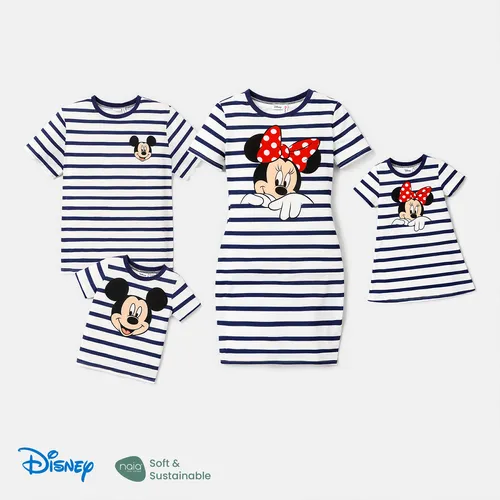 Disney Family Matching Stripe & Character Print Short-sleeve Naia™Dresses and T-shirts Sets