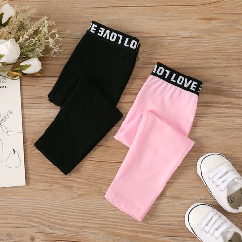 Baby Girl Letter Tape Leggings