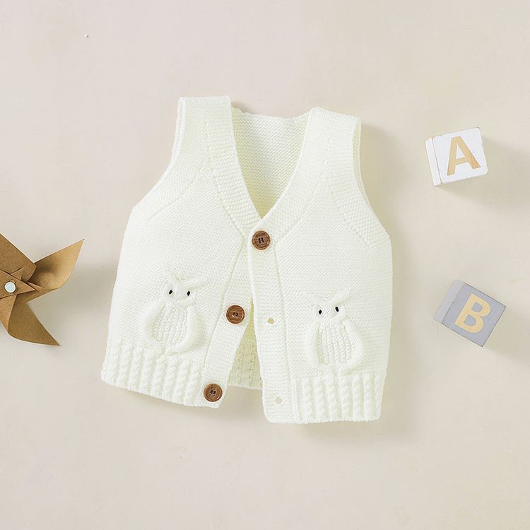 knitted vest for baby boy