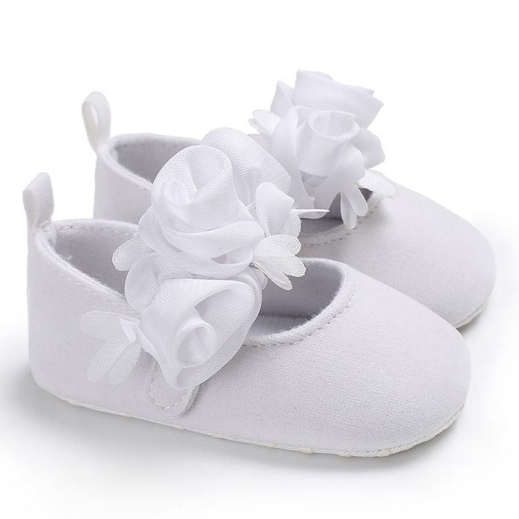 Baby / Toddler Flower Decor Princess Solid Shoes White