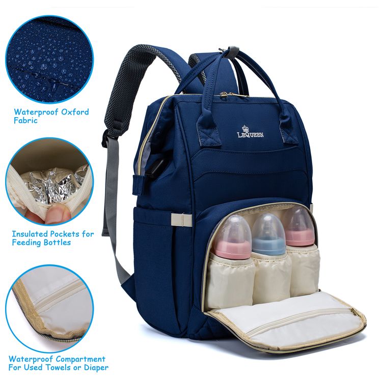large capacity diaper bag backpack