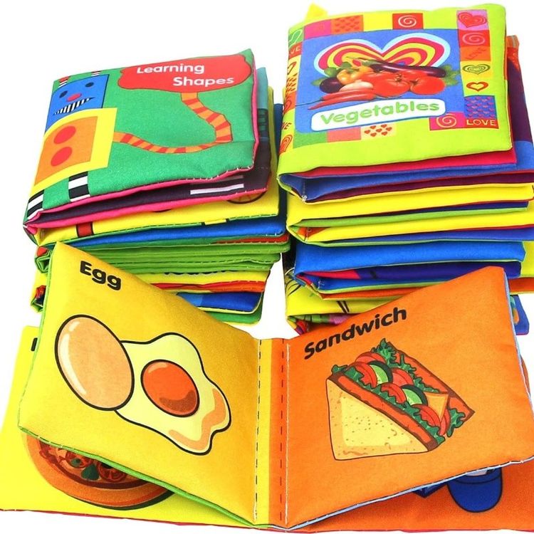 Soft Cloth Baby Learning Book Kids Infant Intelligence Developmental Toy Soft Cloth Baby Learning Book Kids Infant Intelligence Developmental Toy