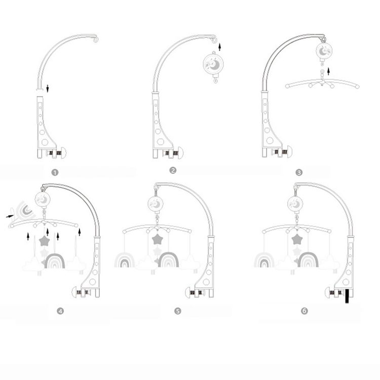 Dessin Anime Bebe Berceau Mobiles Hochets Musique Jouets Educatifs Lit Cloche Carrousel Pour Lits Bebe Bebe Jouets Uniquement 28 99 Patpat Com Mobile